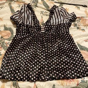 Marc Jacobs silk polka dot blouse